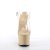 Pleaser Sandalia de Tacón ADORE-708 Transparente Crema EU-35 / US-5
