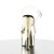 Pleaser Sandalia de Tacón ADORE-708 Transparente Dorado Metalizado EU-35 / US-5