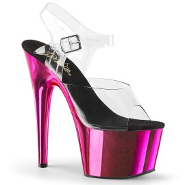 Pleaser Sandalia de Tacón ADORE-708 Transparente...