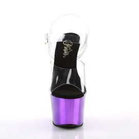 Pleaser Sandalia de Tacón ADORE-708 Transparente...