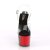 Pleaser Sandalia de Tacón ADORE-708BR Rojo Transparente Negro EU-35 / US-5