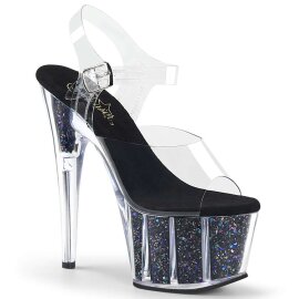 Pleaser Sandalia de Tacón ADORE-708CG Negro...