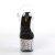 Pleaser Sandalia de Tacón ADORE-708CG Plata Transparente Multi Purpurina Estilo Confeti EU-38 / US-8