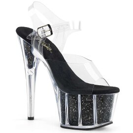 Pleaser Sandalia de Tacón ADORE-708G Negro...