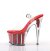 Pleaser Sandalia de Tacón ADORE-708G Rojo Transparente Purpurina EU-35 / US-5