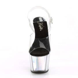 Pleaser Sandalia de Tacón ADORE-708HGI Plata...