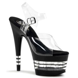 Pleaser Sandalia de Tacón ADORE-708LN Negro...