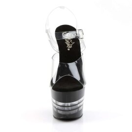 Pleaser Sandalia de Tacón ADORE-708LN Negro...