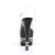 Pleaser Sandalia de Tacón ADORE-708LN Negro Transparente EU-37 / US-7