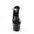 Pleaser Sandalia de Tacón ADORE-708LS Negro Transparente EU-35 / US-5
