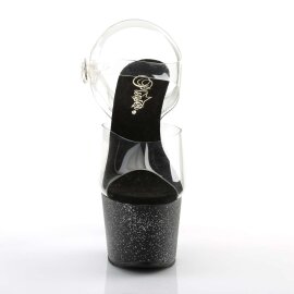 Pleaser Sandalia de Tacón ADORE-708MG Negro...