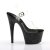 Pleaser Sandalia de Tacón ADORE-708MG Negro Transparente EU-35 / US-5