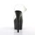 Pleaser Sandalia de Tacón ADORE-708MG Negro Transparente EU-37 / US-7