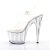 Pleaser Sandalia de Tacón ADORE-708MG Plata Transparente EU-38 / US-8