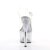Pleaser Sandalia de Tacón ADORE-708MG Plata Transparente EU-38 / US-8