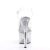 Pleaser Sandalia de Tacón ADORE-708MMG Plata Transparente EU-38 / US-8