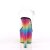 Pleaser Sandalia de Tacón ADORE-708MRB Transparente Multicolor Metálico EU-35 / US-5