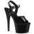 Pleaser Sandalia de Tacón ADORE-708N Negro Poliuretano termoplástico EU-35 / US-5