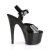 Pleaser Sandalia de Tacón ADORE-708N Negro Poliuretano termoplástico EU-35 / US-5