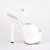 Pleaser Sandalia de Tacón ADORE-708N Blancoi Poliuretano termoplástico EU-41 / US-11