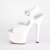 Pleaser Sandalia de Tacón ADORE-708N Blancoi Poliuretano termoplástico EU-37 / US-7