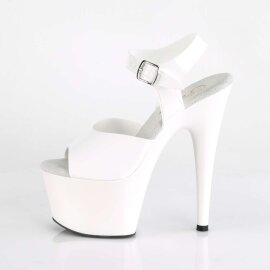 Pleaser Sandalia de Tacón ADORE-708N Blancoi Poliuretano termoplástico EU-38 / US-8