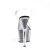 Pleaser Sandalia de Tacón ADORE-708SRS Plata Transparente Negro EU-35 / US-5