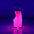 Pleaser Sandalia de Tacón ADORE-708UV Transparente Rosa Claro Neón EU-40 / US-10