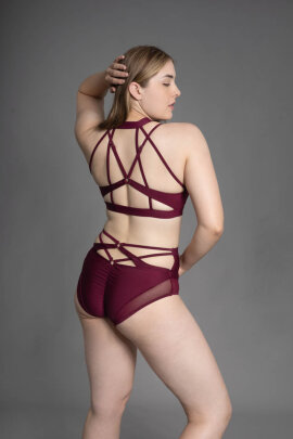 Zasha Polewear Pantalones Cortos Tiro Alto Grace Blanco M