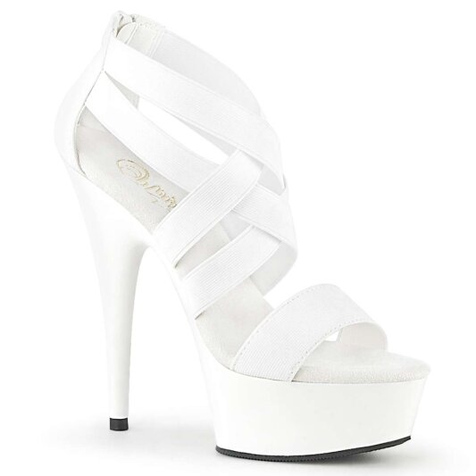 Pleaser Sandalia DELIGHT-669 Blanco EU-35 / US-5
