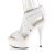 Pleaser Sandalia DELIGHT-669 Blanco EU-35 / US-5