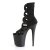 Pleaser Sandalia de Tacón FLAMINGO-800-24 Negro EU-37 / US-7