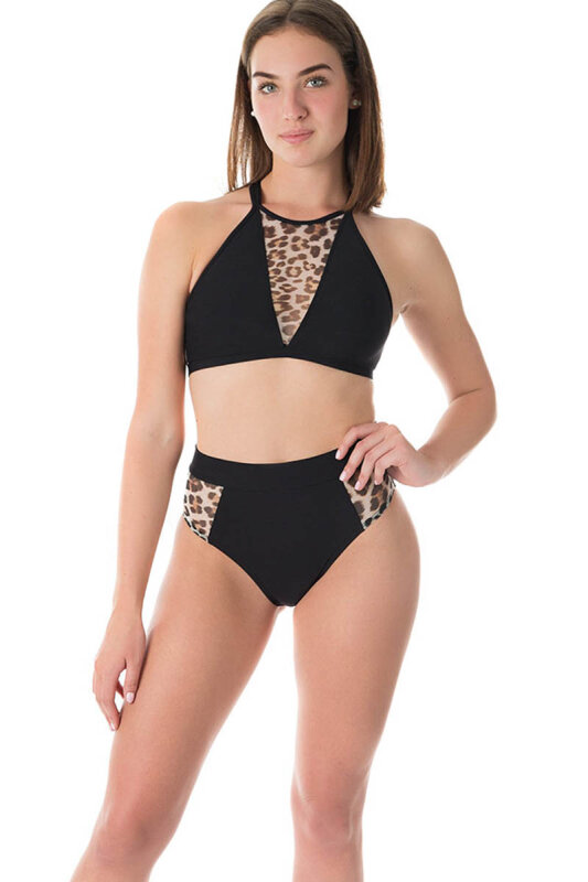 Dragonfly Top Victoria Leopard Mesh M