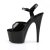 Pleaser Sandalia de Tacón ADORE-709 Negro Charol EU-35 / US-5