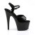 Pleaser Sandalia de Tacón ADORE-709 Negro Charol EU-35 / US-5