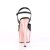 Pleaser Sandalia de Tacón ADORE-709 Negro Oro Rosado Claro Metalizado EU-35 / US-5