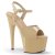 Pleaser Sandalia de Tacón ADORE-709 Crema Charol EU-35 / US-5