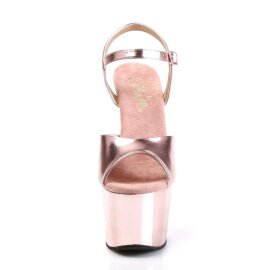Pleaser Sandalia de Tacón ADORE-709 Oro Rosado...