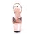 Pleaser Sandalia de Tacón ADORE-709 Oro Rosado Claro Metálico Metalizado EU-35 / US-5