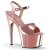 Pleaser Sandalia de Tacón ADORE-709 Oro Rosado Claro Metálico Metalizado EU-38 / US-8