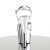 Pleaser Sandalia de Tacón ADORE-709 Plata Metálico Metalizado EU-35 / US-5