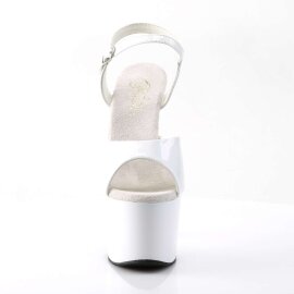 Pleaser Sandalia de Tacón ADORE-709 Blanco EU-35 /...