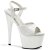 Pleaser Sandalia de Tacón ADORE-709 Blanco EU-35 / US-5