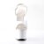 Pleaser Sandalia de Tacón ADORE-709 Blanco EU-35 / US-5