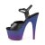 Pleaser Sandalia de Tacón ADORE-709BP Negro Azul-Lila EU-35 / US-5