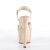 Pleaser Sandalia de Tacón ADORE-709FS Beige Imitación Ante EU-38 / US-8