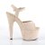 Pleaser Sandalia de Tacón ADORE-709FS Beige Imitación Ante EU-38 / US-8