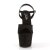 Pleaser Sandalia de Tacón ADORE-709FS Negro Imitación Ante EU-35 / US-5