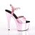 Pleaser Sandalia de Tacón ADORE-709HGCH Rosa Holograma EU-35 / US-5