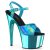 Pleaser Sandalia de Tacón ADORE-709HGCH Turquesa Holograma Metalizado EU-38 / US-8